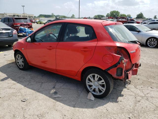 JM1DE1KZ7C0146727 - 2012 MAZDA MAZDA2 RED photo 2