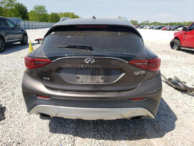 SJKCH5CR0HA037436 - 2017 INFINITI QX30 BASE BROWN photo 6