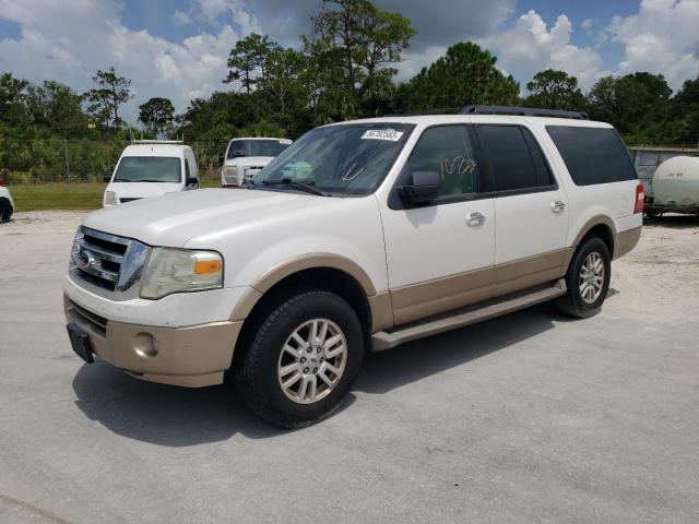 1FMJK1H50BEF45301 - 2011 FORD EXPEDITION EL XLT WHITE photo 1