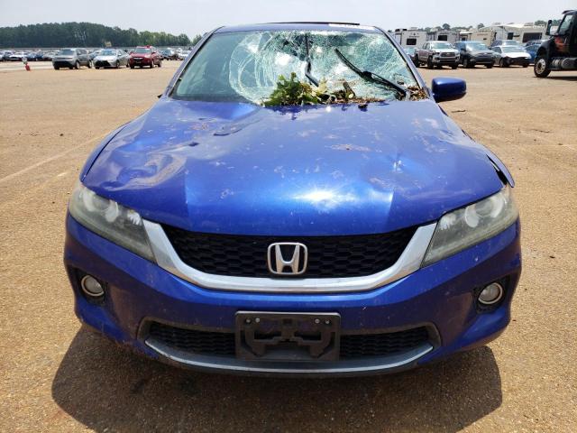 1HGCT2B81EA007772 - 2014 HONDA ACCORD EXL BLUE photo 5