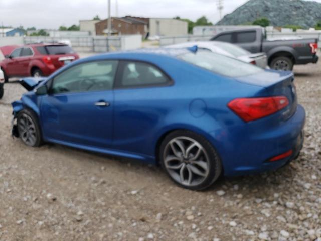 KNAFZ6A38F5301197 - 2015 KIA FORTE SX BLUE photo 2