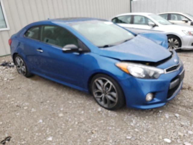 KNAFZ6A38F5301197 - 2015 KIA FORTE SX BLUE photo 4