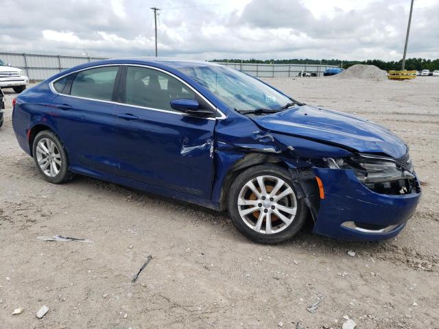 1C3CCCAB7FN695034 - 2015 CHRYSLER 200 LIMITED BLUE photo 4