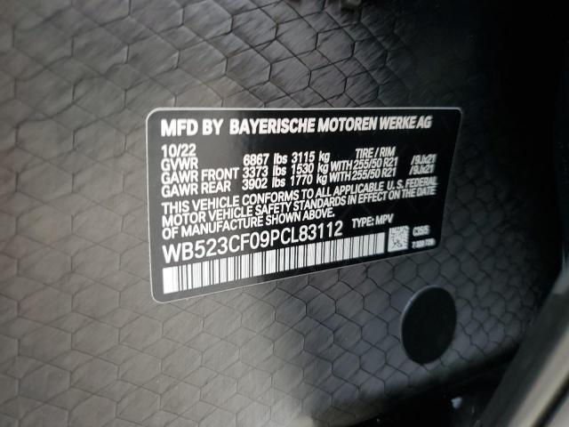 WB523CF09PCL83112 - 2023 BMW IX XDRIVE50 Dəniz mavisi foto 13