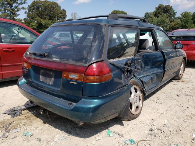 4S3BK4359X7305175 - 1999 SUBARU LEGACY L GREEN photo 4