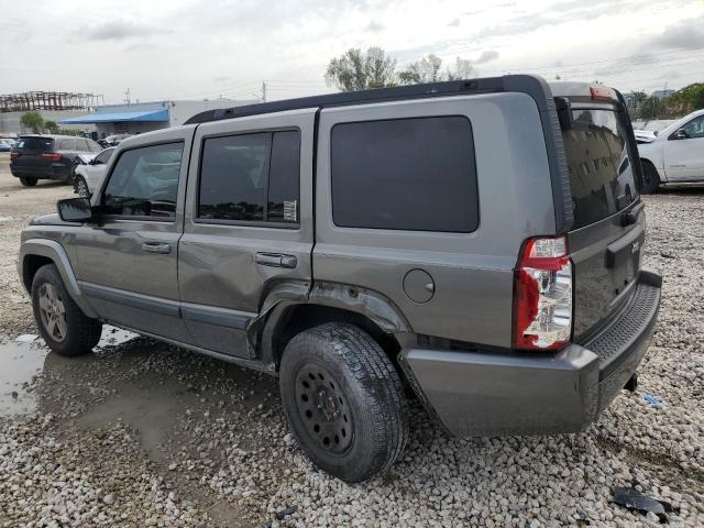 1J8HH48KX8C142934 - 2008 JEEP COMMANDER SPORT GRAY photo 2