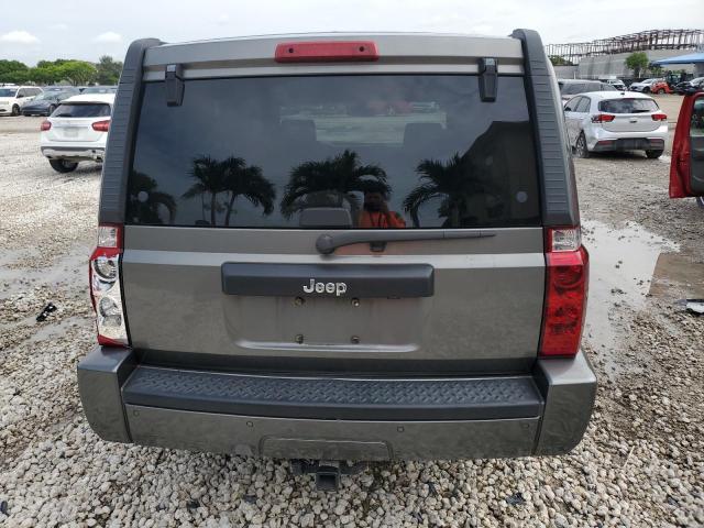 1J8HH48KX8C142934 - 2008 JEEP COMMANDER SPORT GRAY photo 6