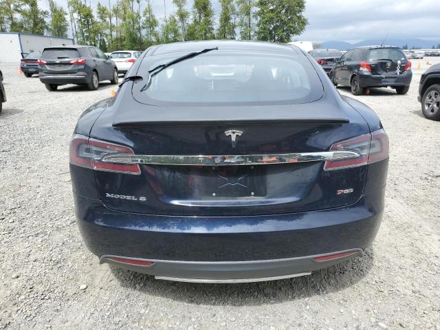 5YJSA1CP0CFP01776 - 2012 TESLA MODEL S BLUE photo 6