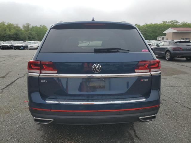 1V2BP2CAXMC566223 - 2021 VOLKSWAGEN ATLAS SEL BLUE photo 6