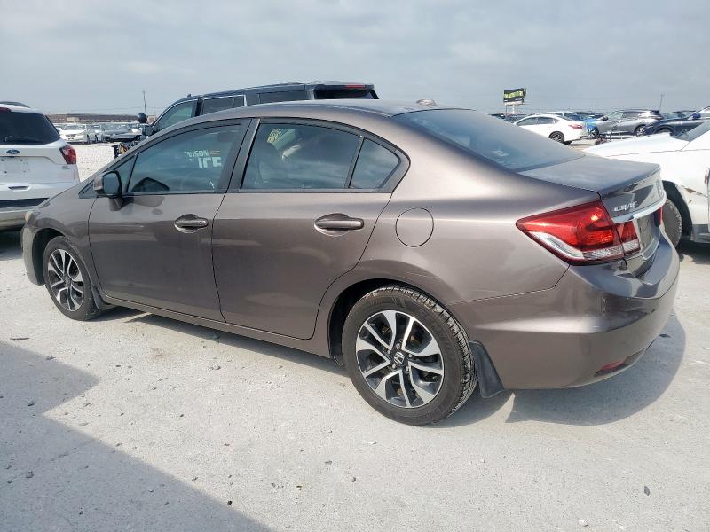 2HGFB2F92DH514893 - 2013 HONDA CIVIC EXL BROWN photo 2