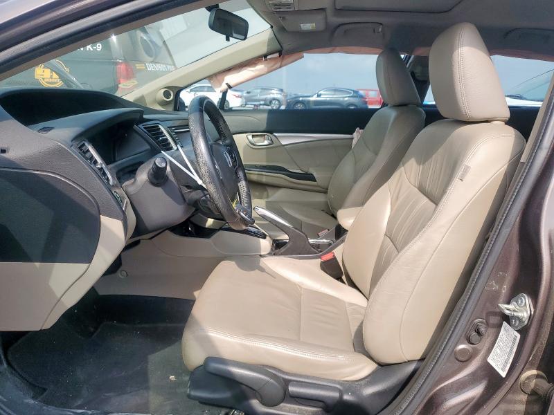 2HGFB2F92DH514893 - 2013 HONDA CIVIC EXL BROWN photo 7