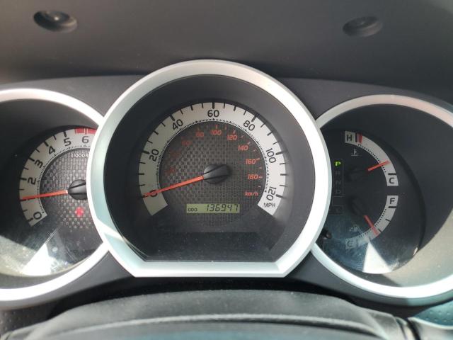 5TFJU4GN5DX028794 - 2013 TOYOTA TACOMA DOUBLE CAB PRERUNNER SILVER photo 9