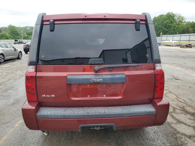 1J8HG48K29C519194 - 2009 JEEP COMMANDER SPORT წითელი ფოტო 6