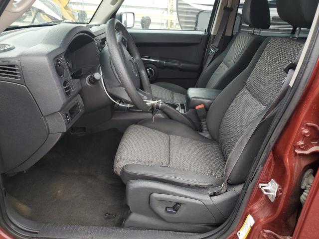 1J8HG48K29C519194 - 2009 JEEP COMMANDER SPORT წითელი ფოტო 7