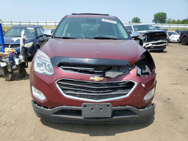 2GNALDEKXG6132284 - 2016 CHEVROLET EQUINOX LTZ BURGUNDY photo 5