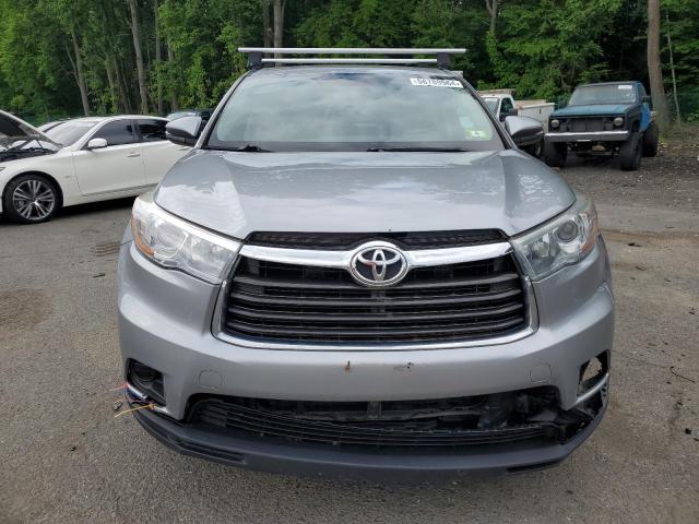 5TDBKRFH2GS265238 - 2016 TOYOTA HIGHLANDER LE SILVER photo 5