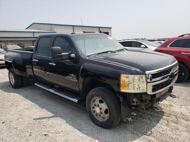 1GC4K0C87CF238801 - 2012 CHEVROLET SILVERADO K3500 LT BLACK photo 4