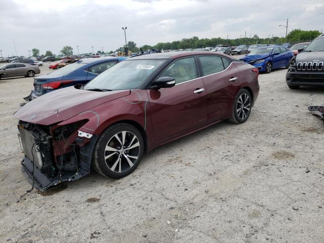 1N4AA6AP4HC448757 - 2017 NISSAN MAXIMA 3.5S BURGUNDY photo 1