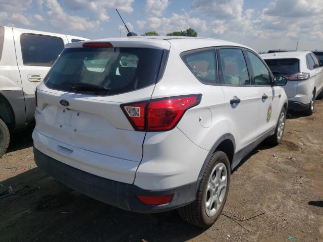 1FMCU0F76KUB32189 - 2019 FORD ESCAPE S WHITE photo 4