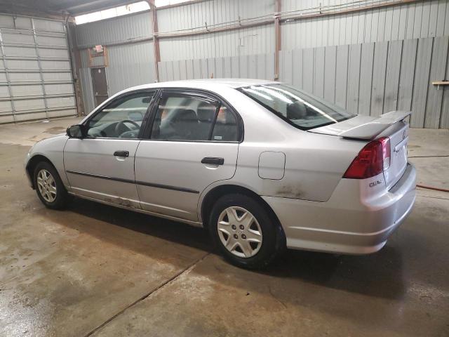 1HGES16304L000352 - 2004 HONDA CIVIC DX VP ვერცხლისფერი ფოტო 2