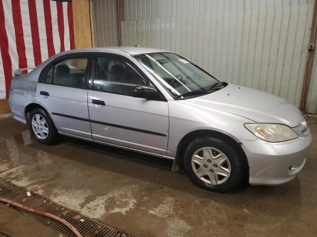 1HGES16304L000352 - 2004 HONDA CIVIC DX VP ვერცხლისფერი ფოტო 4