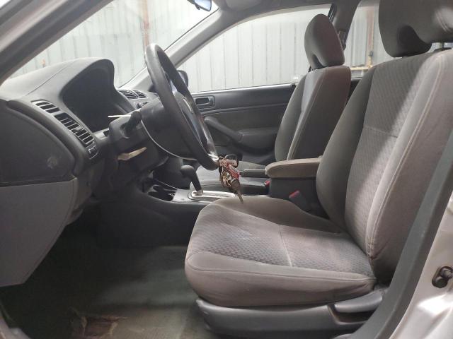 1HGES16304L000352 - 2004 HONDA CIVIC DX VP ვერცხლისფერი ფოტო 7