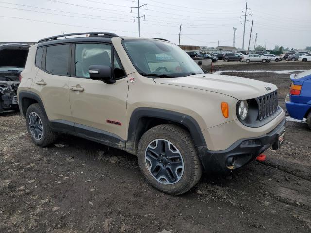 ZACCJBCT9GPC53026 - 2016 JEEP RENEGADE TRAILHAWK TAN photo 4