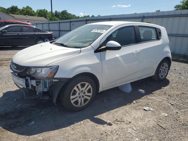 1G1JG6SH9J4107833 - 2018 CHEVROLET SONIC WHITE photo 1