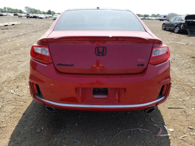 1HGCT2B84FA004642 - 2015 HONDA ACCORD EXL RED photo 6