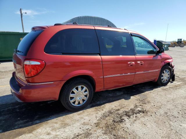 2C8GP64L65R115876 - 2005 CHRYSLER TOWN & COU LIMITED RED photo 3