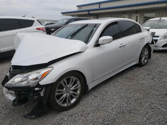 KMHGC4DD0DU233297 - 2013 HYUNDAI GENESIS 3.8L WHITE photo 1