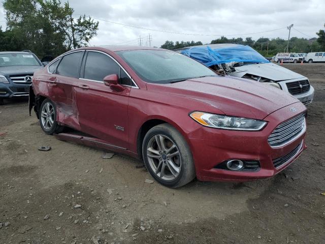 3FA6P0SU5GR402389 - 2016 FORD FUSION TITANIUM PHEV RED photo 4