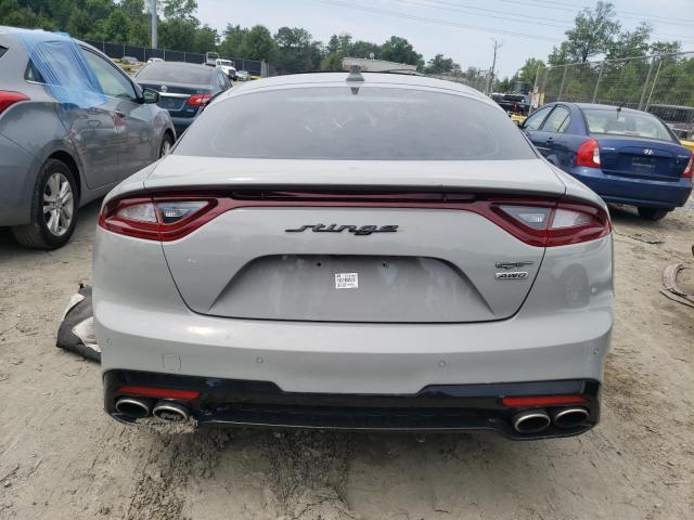 KNAE55LC3J6033337 - 2018 KIA STINGER GT2 GRAY photo 6