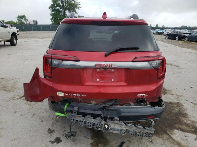 1GKKNLLS3MZ195137 - 2021 GMC ACADIA AT4 MAROON photo 6