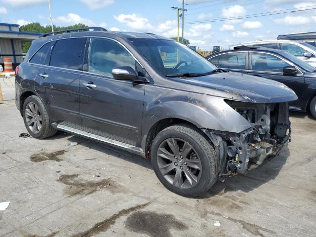 2HNYD2H51BH521885 - 2011 ACURA MDX ADVANCE GRAY photo 4