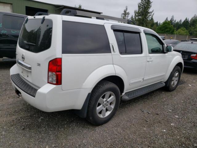5N1AR18B48C638909 - 2008 NISSAN PATHFINDER S WHITE photo 3