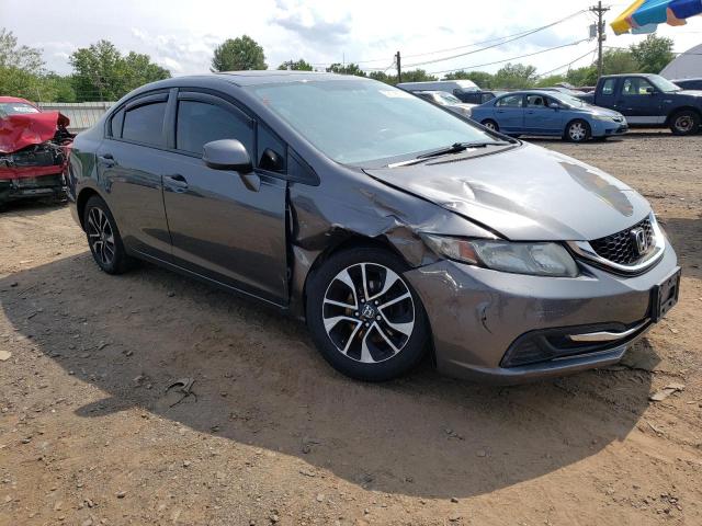 19XFB2F86DE216655 - 2013 HONDA CIVIC EX GRAY photo 4