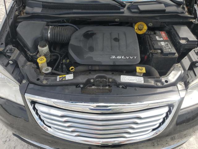 2C4RC1CG0ER248789 - 2014 CHRYSLER TOWN & COU TOURING L BLACK photo 12