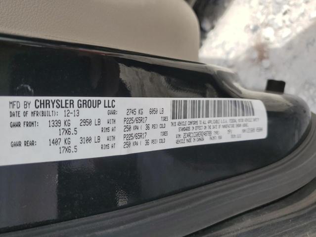 2C4RC1CG0ER248789 - 2014 CHRYSLER TOWN & COU TOURING L BLACK photo 13