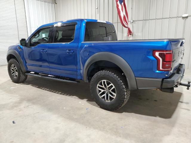 1FTFW1RGXJFB43633 - 2018 FORD F150 RAPTOR BLUE photo 2