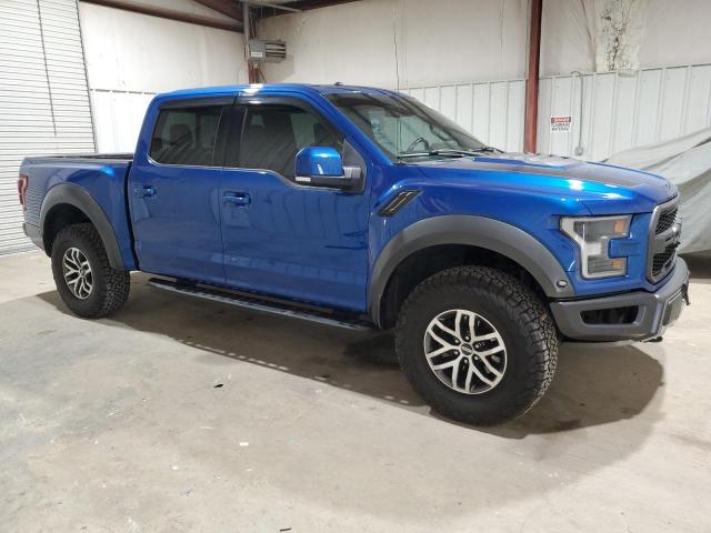 1FTFW1RGXJFB43633 - 2018 FORD F150 RAPTOR BLUE photo 4