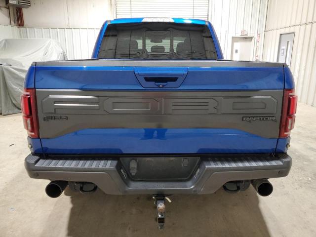 1FTFW1RGXJFB43633 - 2018 FORD F150 RAPTOR BLUE photo 6