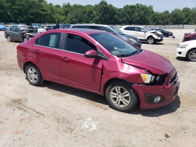 1G1JC5SH2E4110147 - 2014 CHEVROLET SONIC LT RED photo 4