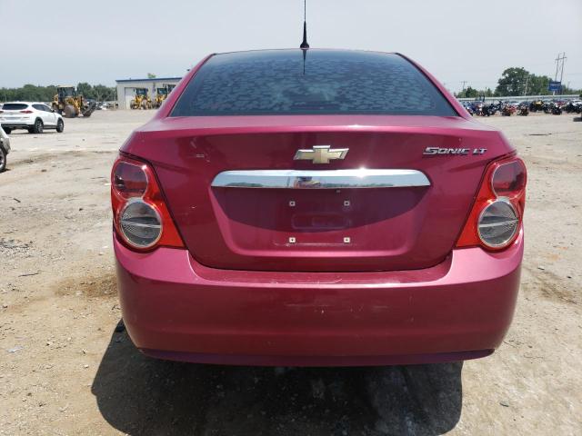 1G1JC5SH2E4110147 - 2014 CHEVROLET SONIC LT RED photo 6