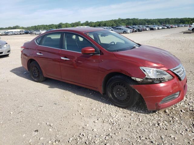 3N1AB7AP6FY305894 - 2015 NISSAN SENTRA S RED photo 4