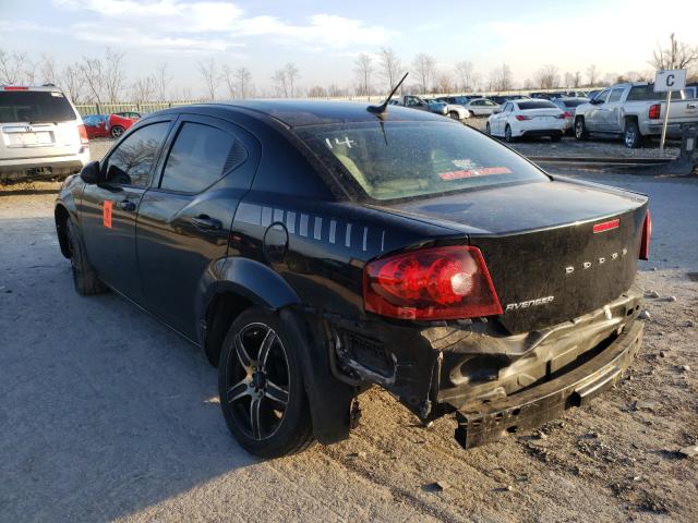 1B3BD1FB9BN544452 - 2011 DODGE AVENGER MAINSTREET BLACK photo 3