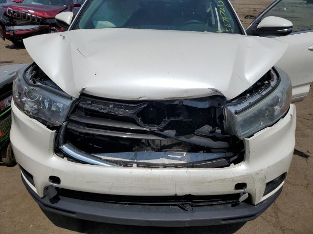 5TDJKRFH8GS254191 - 2016 TOYOTA HIGHLANDER XLE Սպիտակ լուսանկար 11