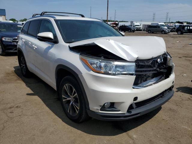 5TDJKRFH8GS254191 - 2016 TOYOTA HIGHLANDER XLE Սպիտակ լուսանկար 4