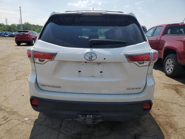 5TDJKRFH8GS254191 - 2016 TOYOTA HIGHLANDER XLE Սպիտակ լուսանկար 6