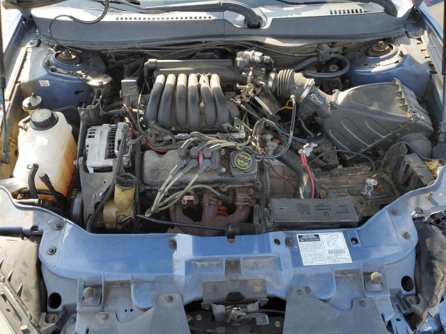 1FAFP53U22A256547 - 2002 FORD TAURUS SE BLUE photo 11